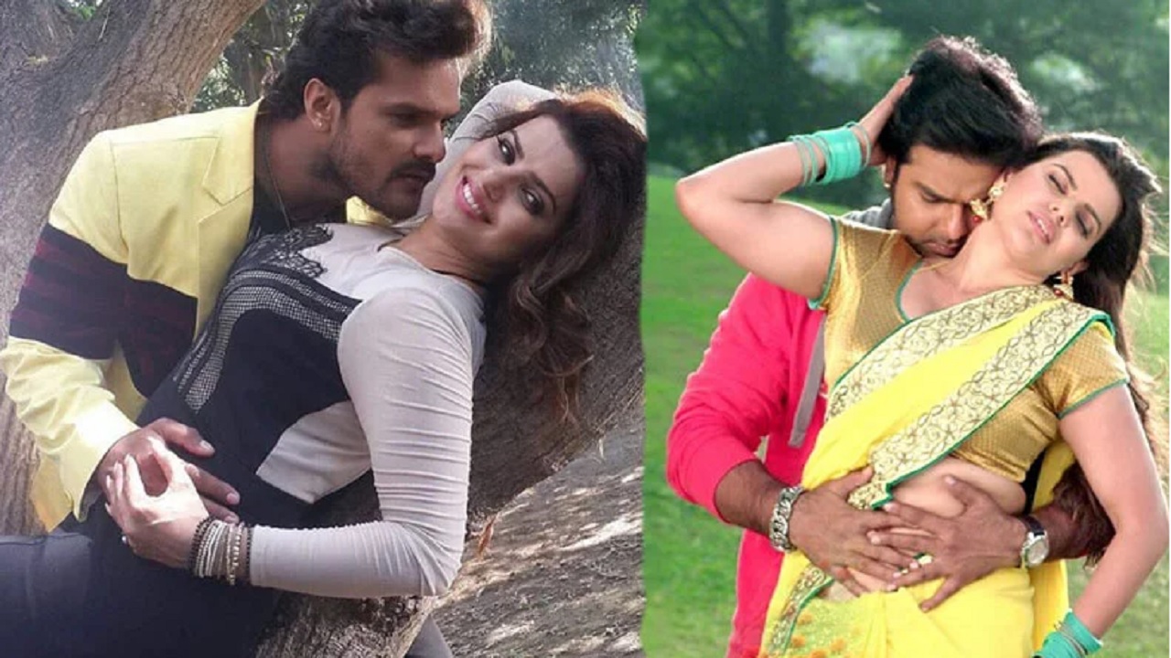 Bhojpuri Song 2021 : Madhu Sharma और Khesari Lal Yadav ने सोशल मीडिया पर लगाई आग, Hot वीडियो ने तोड़े सारे रिकॉर्ड, देखे&nbsp;